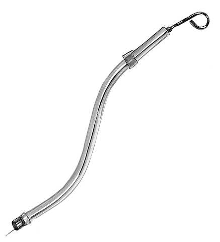 1968-1969  CHROME DIPSTICK TUBE 