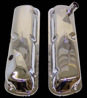 1965-66 CHROME 289 OEM VALVE COVERS