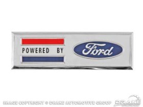 1960-70 FORD FALCON "Powered By Ford" Fender Emblem
