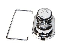 Ford Mustang & Falcon Drum Brake M/c Cap Chrome