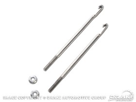 1966-70 FORD FALCON 1967-70 Mustang Battery Hold Down Bolt Kit, Stainless Steel (24F Series)