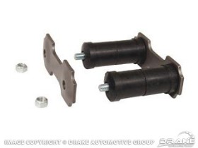 Mustang/Falcon Shackle Kit (Gray, Standard 9/16" Rods)