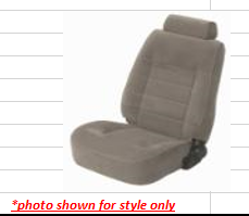 1983?84 STANDARD LOW BACK BUCKET SEATS ? LX, GT, & TURBO GT-CONVERTIBLE -FULL SET-ACADEMY BLUE (1983?84)