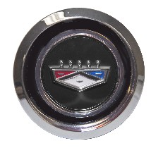 Mustang/Falcon Magnum Hub Cap, Black