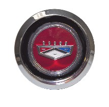 Mustang/Falcon Magnum Hub Cap, RED