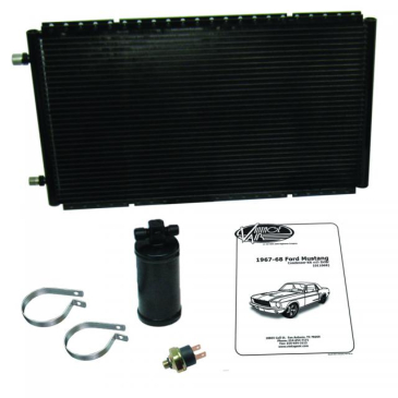 1967-68 MUSTANG SUREFIT CONDENSER KIT W/ DRIER
