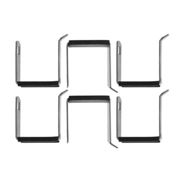 1965-73 FORD MUSTANG REAR LEAF SPRING 12-PIECE CLAMP KIT