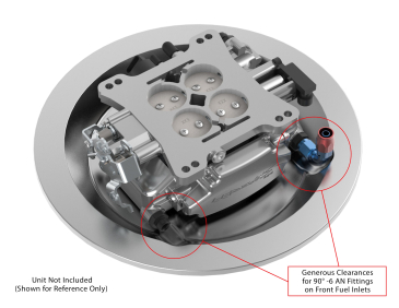 SNIPER EFI AIR CLEANER DROP BASE - CHROME
