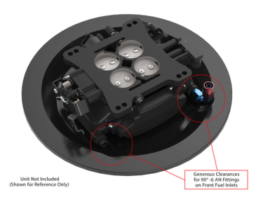 SNIPER EFI AIR CLEANER DROP BASE - BLACK