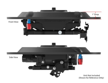 SNIPER EFI AIR CLEANER DROP BASE - BLACK