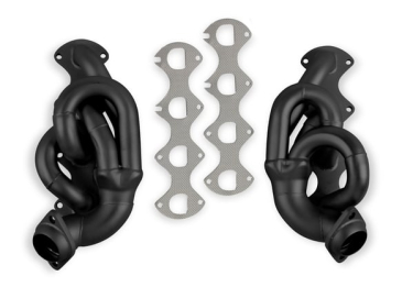 2005-09 FORD MUSTANG GT V8-4.6L, TUBE SIZE 1-5/8" O.D., COLLECTOR SIZE 2-1/2" - FLOWTECH SHORTY HEADERS - BLACK PAINTED