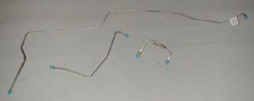 1964-1965 FORD MUSTANG FRONT BRAKE LINE SET (MASTER CYLINDER TO HOSE): DRUM