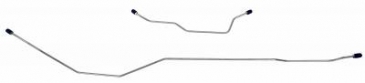 1964-1966 FORD MUSTANG REAR END HOUSING BRAKE LINE - 8 CYL. (EXC. GT) W/SINGLE EXHAUST