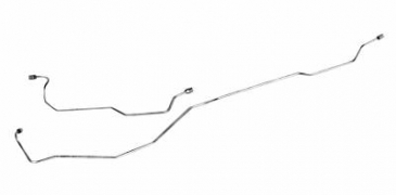 1964-66 FORD MUSTANG REAR END HOUSING BRAKE LINE - 8 CYL 8" HOUSING W/ DUAL EXHAUST