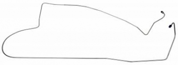 1964-1966 FORD MUSTANG REAR LONG BREAK LINES (MASTER CYLINDER TO HOSE): FRONT DISC W/DUAL EXHAUST