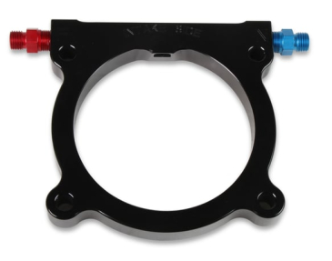 NOS EFI NITROUS WET PLATE 2011-2021 Ford 5.0L V8 Coyote Engine. 80mm Plate, Mounting Bolts, And Jets.