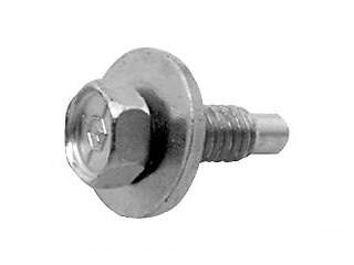 1965-1973 FORD MUSTANG FENDER BOLT CADMIUM W/LOOSE WASHER - EACH