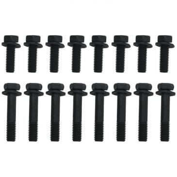 1965-67 FORD MUSTANG EXHAUST MANIFOLD BOLT KIT WITH LOCKS V8 ONLY