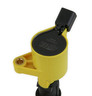 ACCEL IGNITION COIL - SUPERCOIL - 1998-2008 FORD 4.6L/5.4L/6.8L 2-VALVE MODULAR ENGINES - YELLOW - INDIVIDUAL