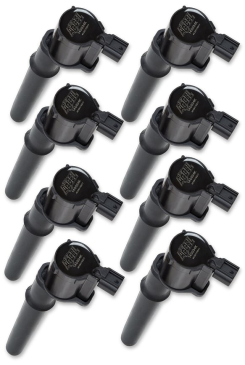 ACCEL IGNITION COIL - SUPERCOIL -FORD 4 VALVE MODULAR ENGINE 4.6/5.4L‚ BLACK - 8 PACK