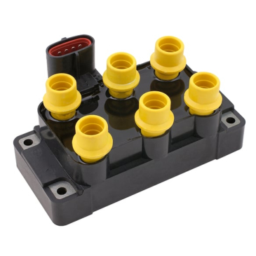ACCEL IGNITION COIL - SUPERCOIL - FORD 6-TOWER EDIS WITH VERTICAL PLUG - This ACCEL SuperCoil Ford 6-tower EDIS vertical plug ignition coil fits Ford, V6 1994-2000 3.8L; 1996-1997 3.0L