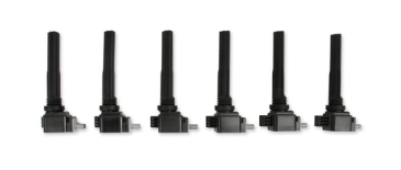 ACCEL IGNITION COIL 2017-2020 FORD ECOBOOST 3.5L ENGINES, BLACK, 6-PACK