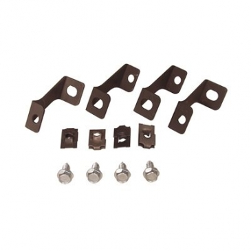 1965-66 FORD MUSTANG 2 ROW FAN SHROUD BRACKET (SET OF 4)