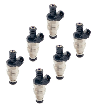 ACCEL - FUEL INJECTORS - 19 LB/HR - EV1 / Minitimer - High Impedance - Set of 6 injectors