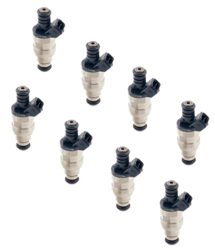 ACCEL - FUEL INJECTORS - 23 LB/HR - EV1 / Minitimer - High Impedance - Set of 8 injectors