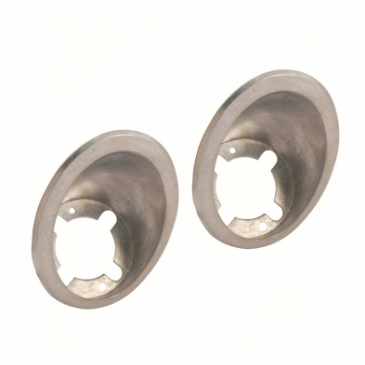 1967-1968 FORD MUSTANG PARKING LIGHT BEZEL - PAIR