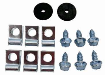 1967-1969 FORD MUSTANG FRONT BRAKE LINE CLIP AND GROMMET SET