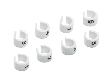 ACCEL IGNITION WIRE MARKER - 8MM - 8.8MM / These ignition wire markers fit 8mm to 8.8mm wires.