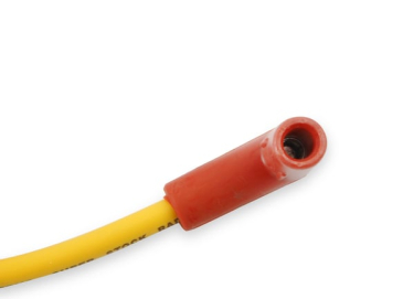 SINGLE WIRE REPLACEMENT KIT - STAIGHT AND 90° SPARK PLUG BOOTS - UNIVERSAL - YELLOW
