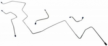 1969-70 FORD MUSTANG FRONT BRAKE LINE SET (MASTER CYLINDER TO HOSE): DISC BOSS 429
