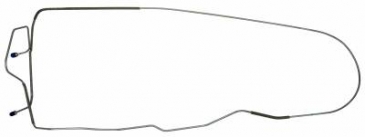1970 FORD MUSTANG REAR LONG BREAK LINES (MASTER CYLINDER TO HOSE): DISC
