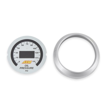 AEM DIGITAL OIL FUEL PRESSURE GAUGE 0-150 PSI /  AEM Digital Oil Fuel Pressure Gauge 0-150 PSI