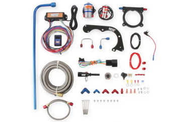 NOS PLATE WET NITROUS SYSTEM 2011-2014 Ford Mustang W/ 5.0L V8 Coyote Engine. Includes 10lb Blue Bottle And 80mm Plate