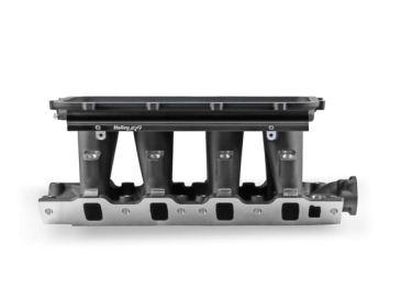 1986-1995 FORD 8.2" SBF FORD HI-RAM EFI MANIFOLD WITH SIDE MOUNT TOP-BLACK