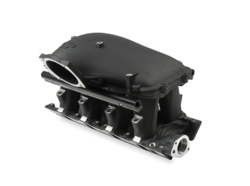 1986-95 FORD 8.2" SBF FORD HI-RAM EFI MANIFOLD WITH SIDE MOUNT TOP-BLACK