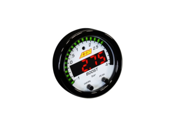 AEM X-SERIES BOOST PRESSURE GAUGE / 30 In/hg To 60 PSI