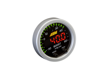AEM X-SERIES BOOST PRESSURE GAUGE / 30 In/hg To 60 PSI