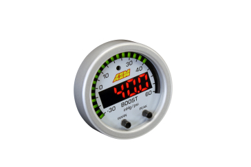 AEM X-SERIES BOOST PRESSURE GAUGE / 30 In/hg To 60 PSI