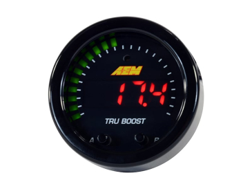 AEM X-SERIES TRU-BOOSTX GAUGE CONTROLLER - 80 PSIg Internal MAP Sensor