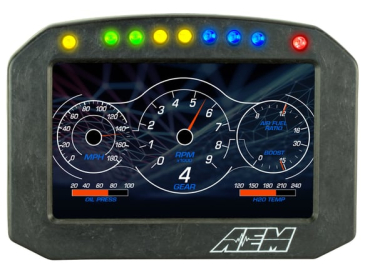 AEM CD-5FL CARBON LOGGING FLAT PANEL DIGITAL DASH DISPLAY