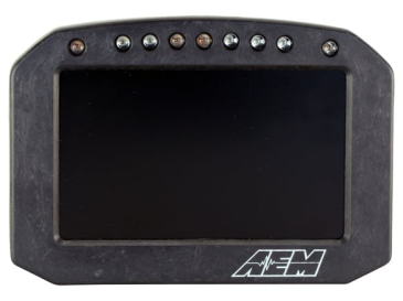 AEM CD-5FLG CARBON LOGGING & GPS-ENABLED FLAT PANEL DIGITAL DASH DISPLAY