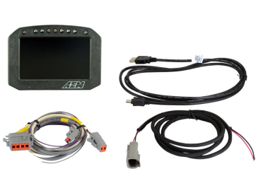 AEM CD-5FLG CARBON LOGGING & GPS-ENABLED FLAT PANEL DIGITAL DASH DISPLAY