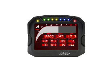 AEM CD-5G CARBON DIGITAL DASH DISPLAY, GPS ENABLED (NON-LOGGING)