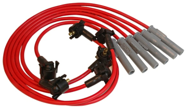 RED JACKET SUPER CONDUCTOR SPARK PLUG WIRE SET, FORD MUSTANG 3.8L, V6, '94-'98