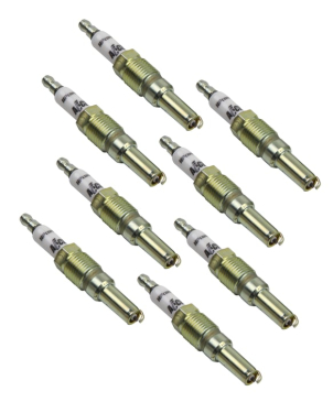 ACCEL HP COPPER SPARK PLUG / Ford 2004-Early 2008 Ford 3-Valve 4.6L,5.4L & 6.8L Modular Engines - One Step Colder than Stock - One Piece Design - 8 Pack of PN 346C1