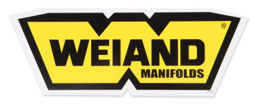 WEIAND MANIFOLDS DECAL SMALL